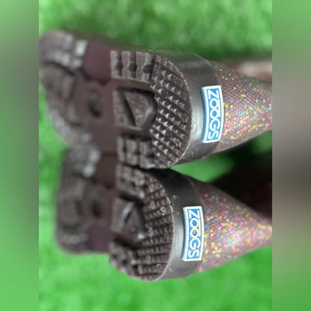 Zoogs Girls‎ Rainboots Sparkle size 10